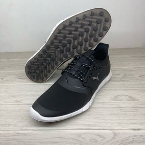 Puma Ignite Golf Soft Spike Shoes Black / White 190583-02 Men's Size 10.5